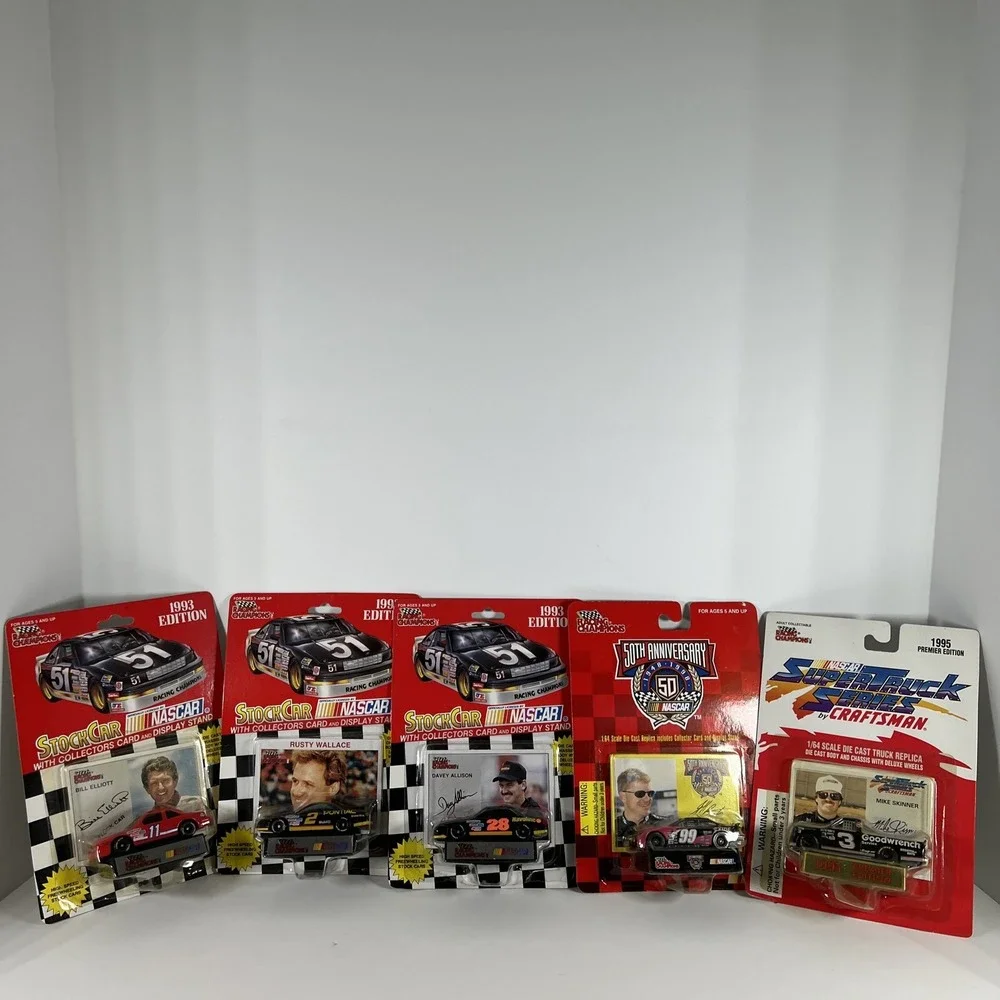 Racing Champions Nascar 1:64 Car Lot Of 25 New Various Drivers Years See Photos.